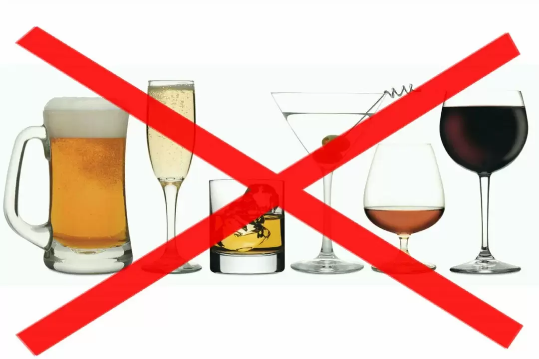 astenersi dall'alcol