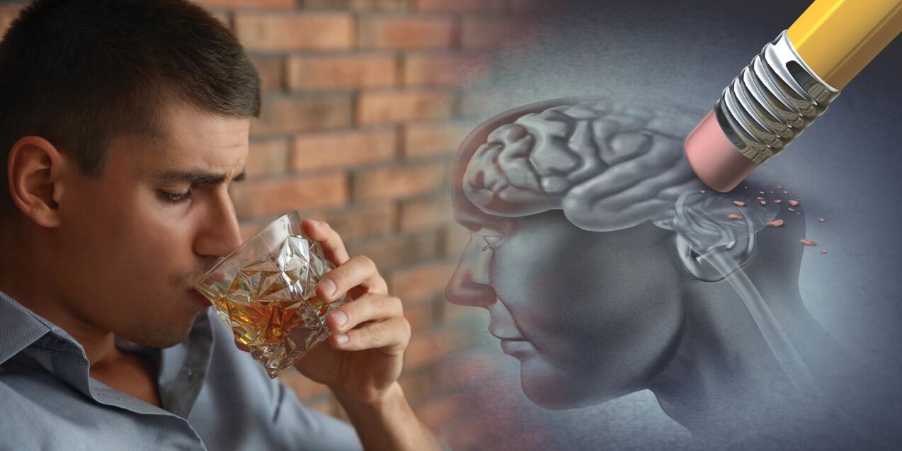 L'ubriachezza deteriora la personalità di un uomo